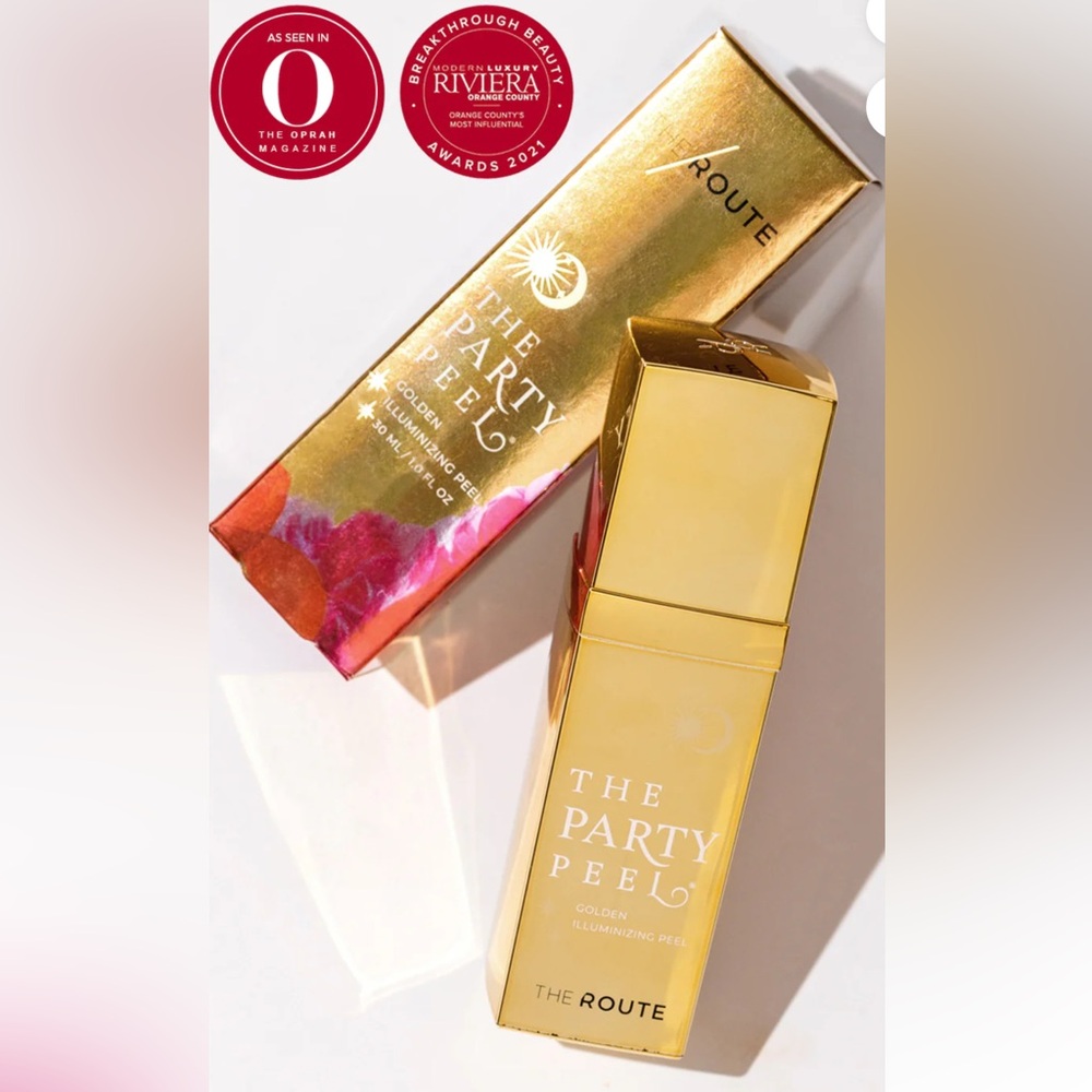 The Party Peel The Route At Home Chemical Peel NEW full size 1 fl oz.